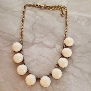 💕 J.Crew Pale Peach Pastel Spring Bubble Necklace 💕
